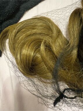 Naya Golden Light Brown Hair Extension Piece with Netting
